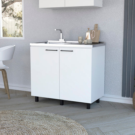 sink cabinet Utility, Burwood, White