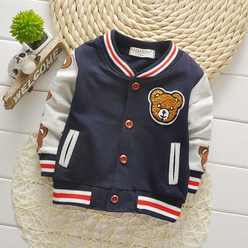 NEW Children Girls Clothes Kids Baseball Infant Sweatershirt Outwear Boys Coat