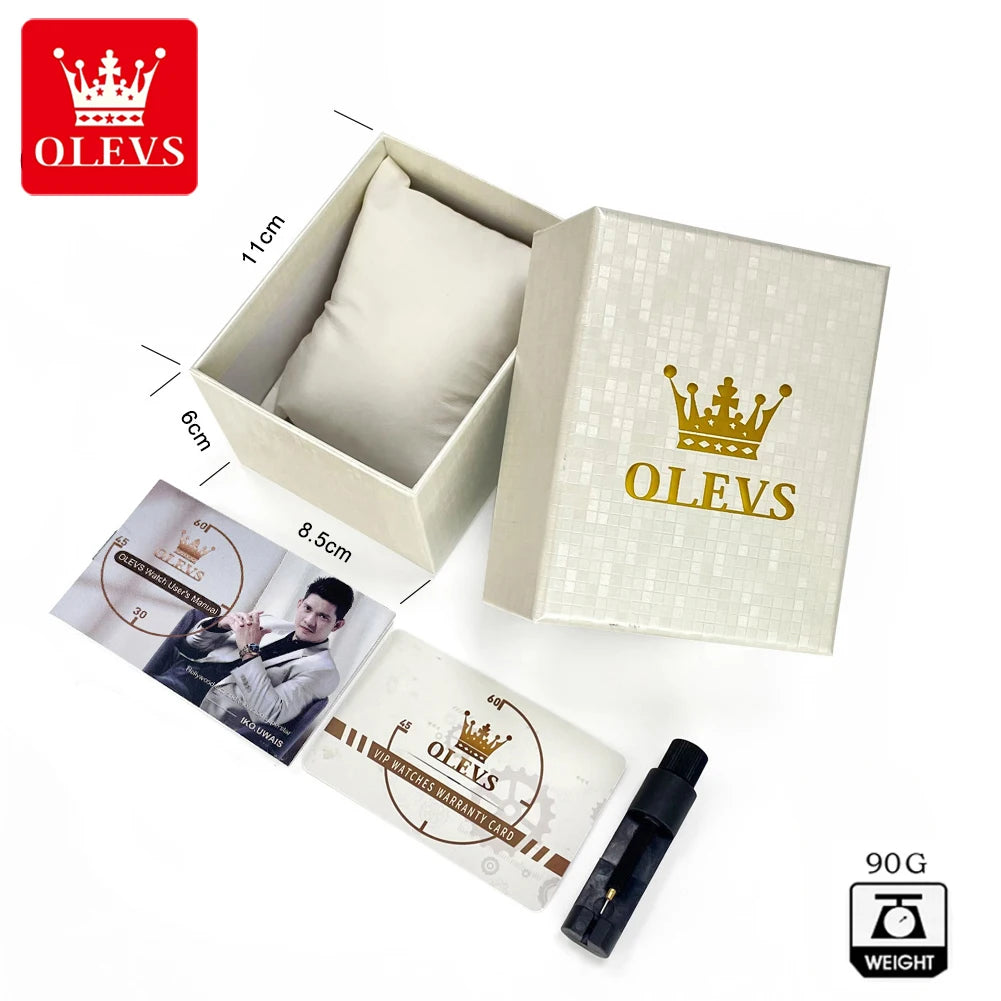 OLEVS 6695 Business Casual Mechanical Customized Watches for Men Waterproof