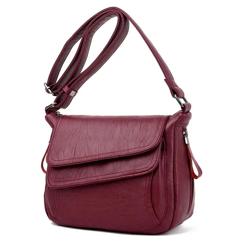 Soft Leather Luxury Purses and Handbags Crossbody Bags for Women