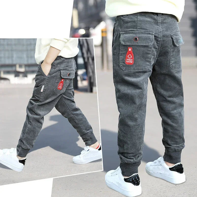 Trousers Children'S Warm School Pants for Kids Clothing Teenagers Clothes