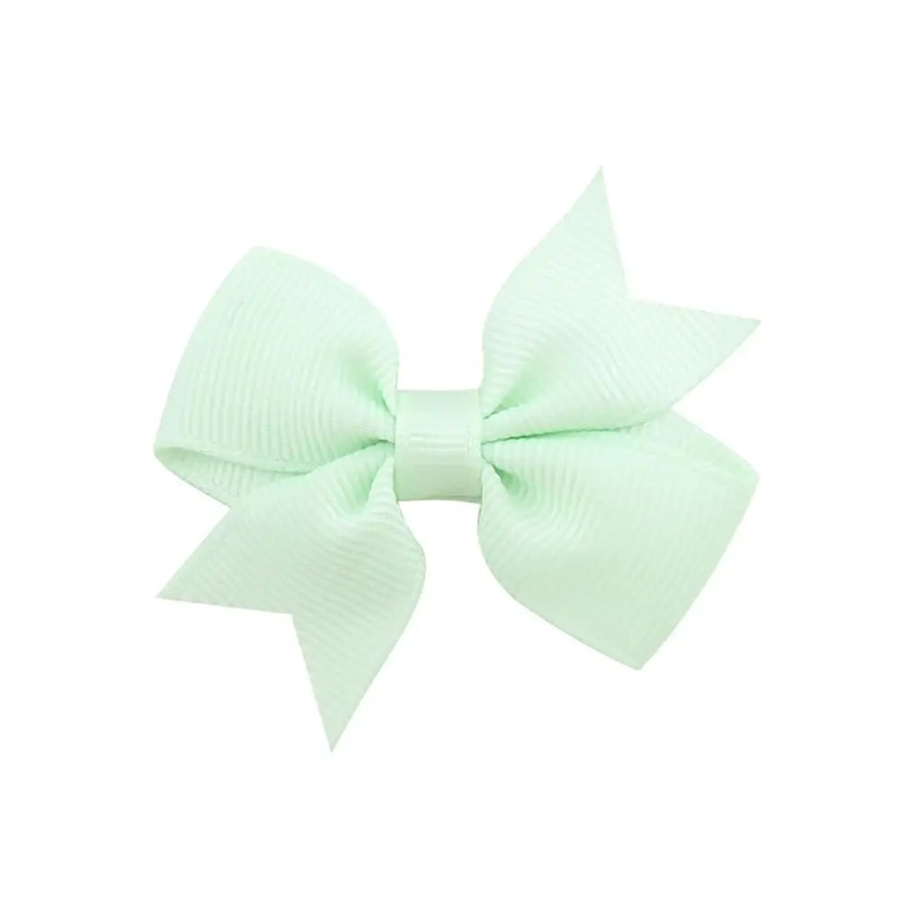 1 Pcs Tiny 2" Pinwheel Hair Bows Alligator Clips Hair Pin