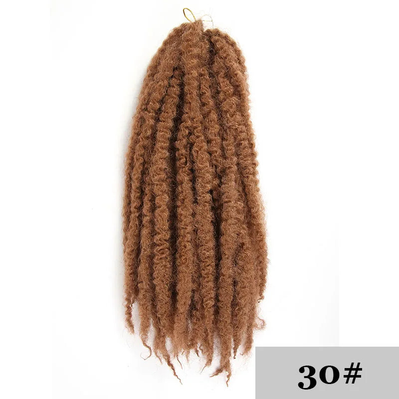 Synthetic Marley Crochet Braids Hair Natural Soft Afro Kinky