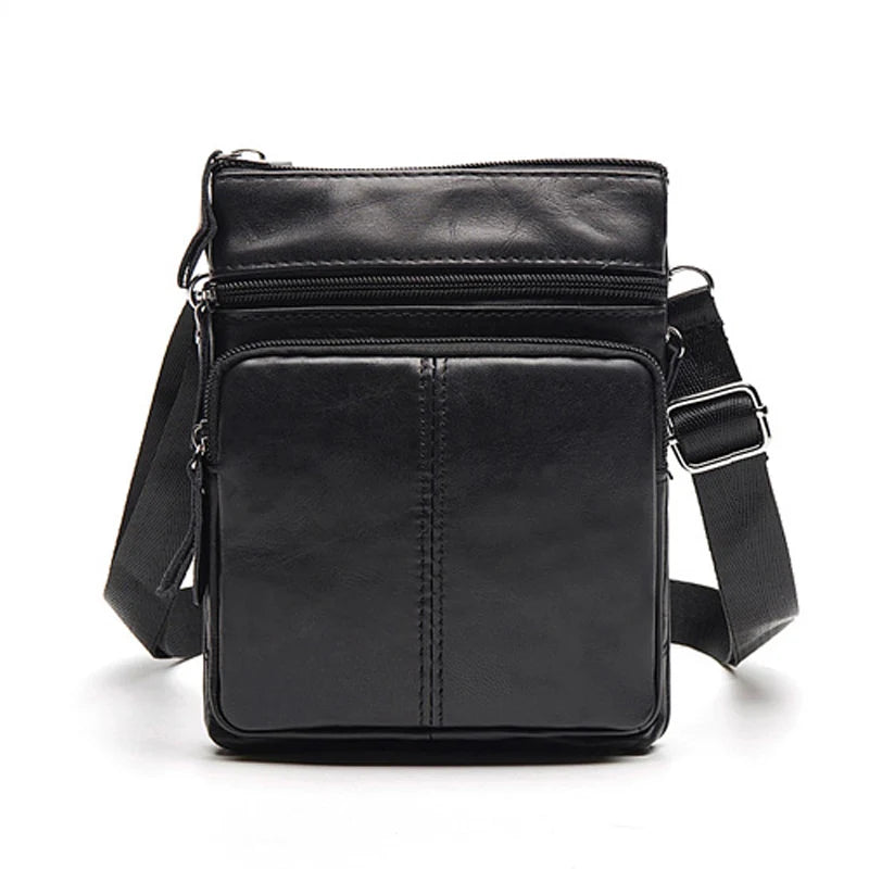 Vintage Cross Body Crossbody for Men Shoulder Leather Bag