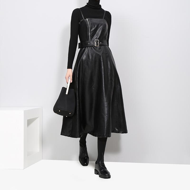 Musset Vegan Leather Dress