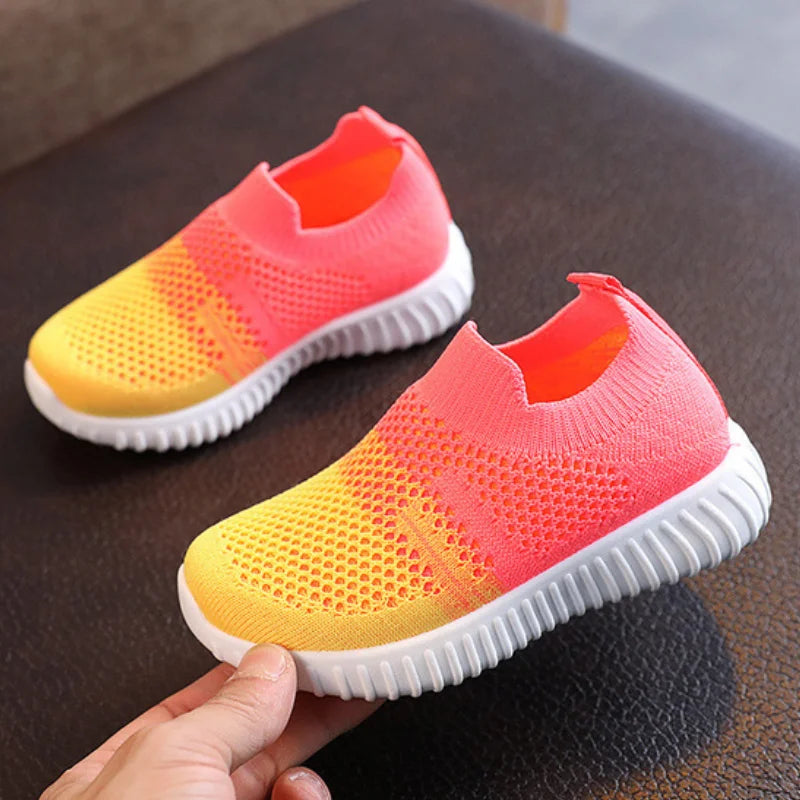 Sport Shoes Breathable Infant Shoes Sneakers Soft Bottom Non-Slip Kids Shoes