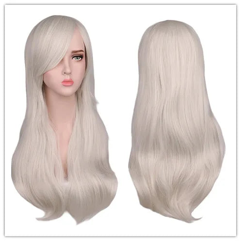 Women Long Wavy Wig Synthetic Hair Wigs