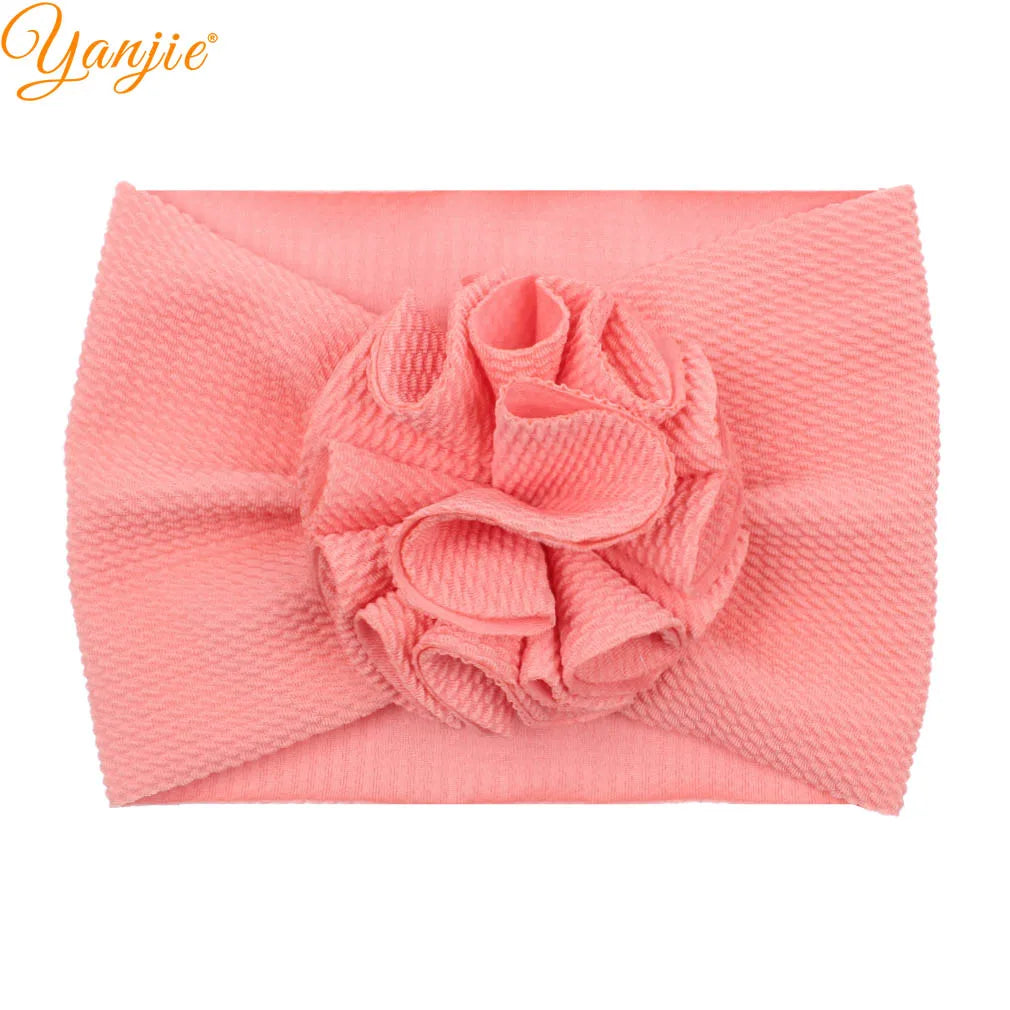 New Turban Fashion 5'' Hair Bows Headband for Kids Headwrap