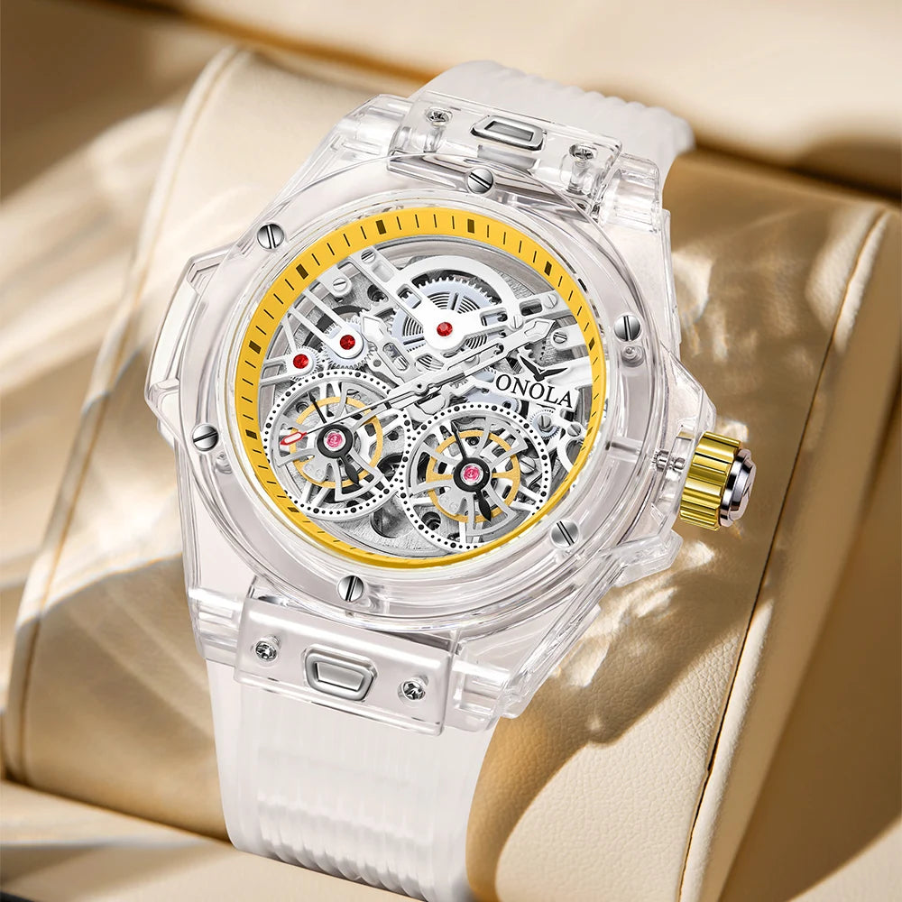 Watches for Men Man Mechanical Watch Automatic Skeleton Watch