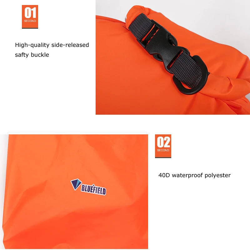 Waterproof Dry Bag Pack Sack Swimming Rafting Boating Water Resistance