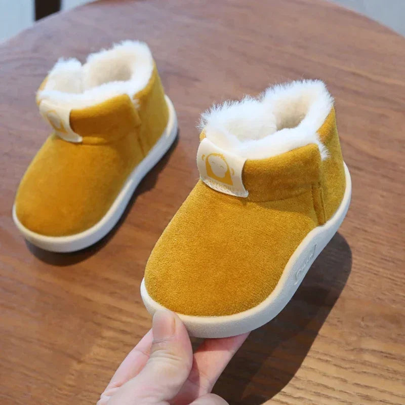 Winter Baby Girls Boys Snow Boots Infant Toddler Shoes Warm Plush Shoes