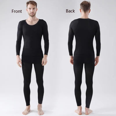 Queenral Long Johns Thermal Underwear Thermo Suit Ultra-Thin Winter Clothes