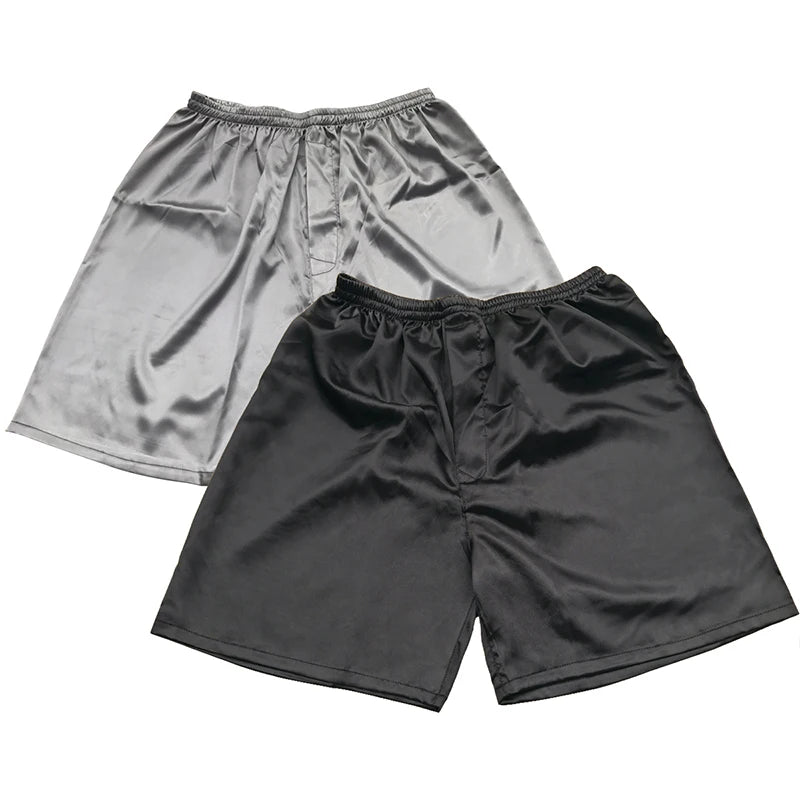 Tony&Candice 3pcs/Lot Men's Satin Silk Boxers men Bottoms