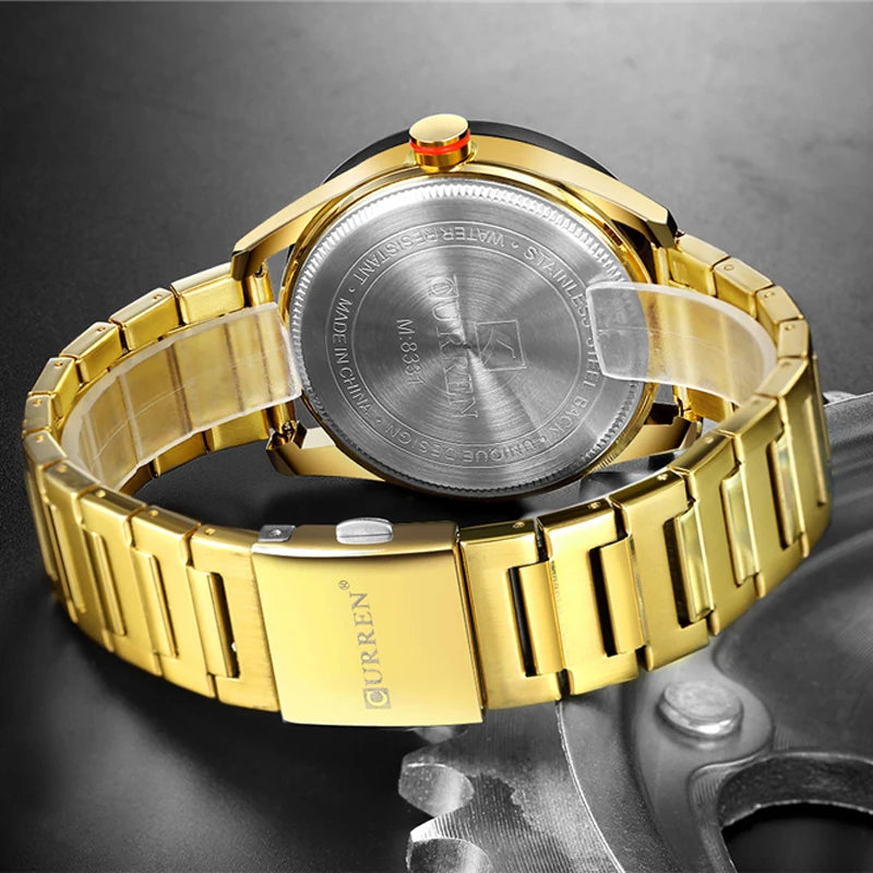 Waterproof Men Wrist Watches Fashion Quartz Full Steel Men's Wristwatches