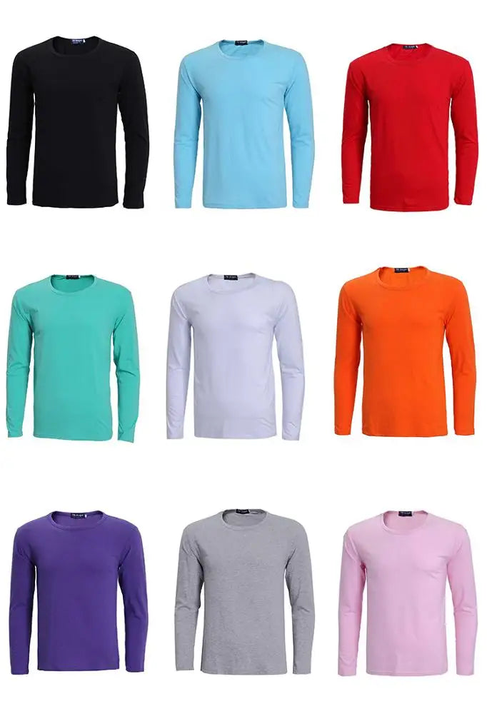 Men's Clothing Cheap T Shirt Promotional  Long Sleeve T-Shirts