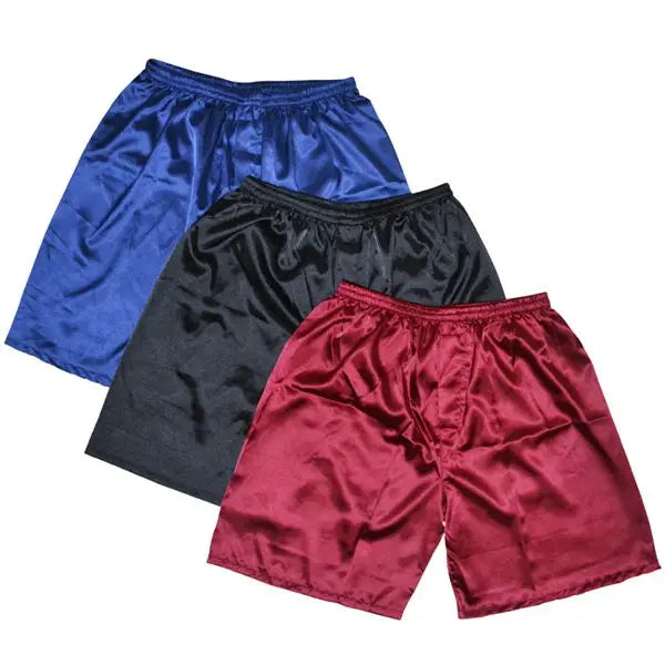 Tony&Candice 3pcs/Lot Men's Satin Silk Boxers men Bottoms