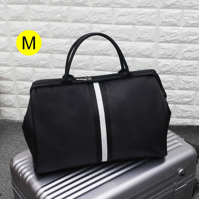 Portable Travel Bag Female Big Fitness Duffel Bag Men Weekend Bag