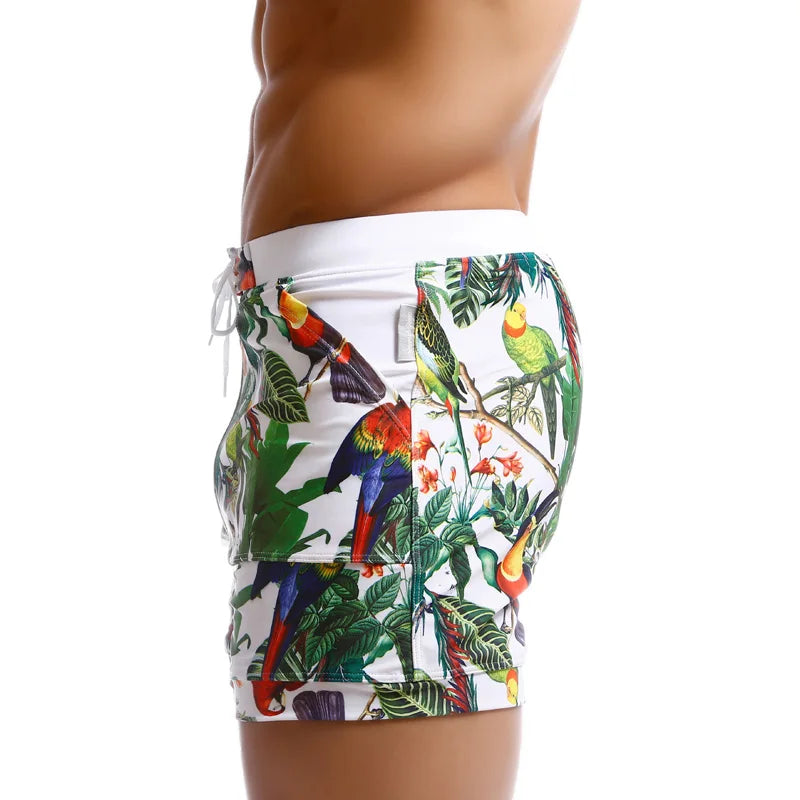 Taddlee Brand Men Swimwear Swimsuits Beach Board Shorts Boxer