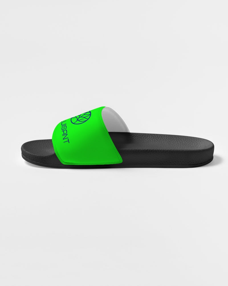 Neon Green Men's Slide Sandal