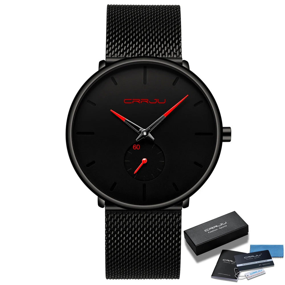 Unisex Ultra Thin Wristwatch Relojes Para Hombre