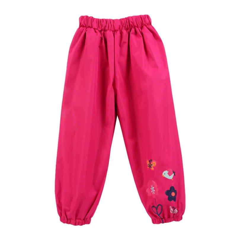 Waterproof Trousers for Girls Fashion Children's Clothing