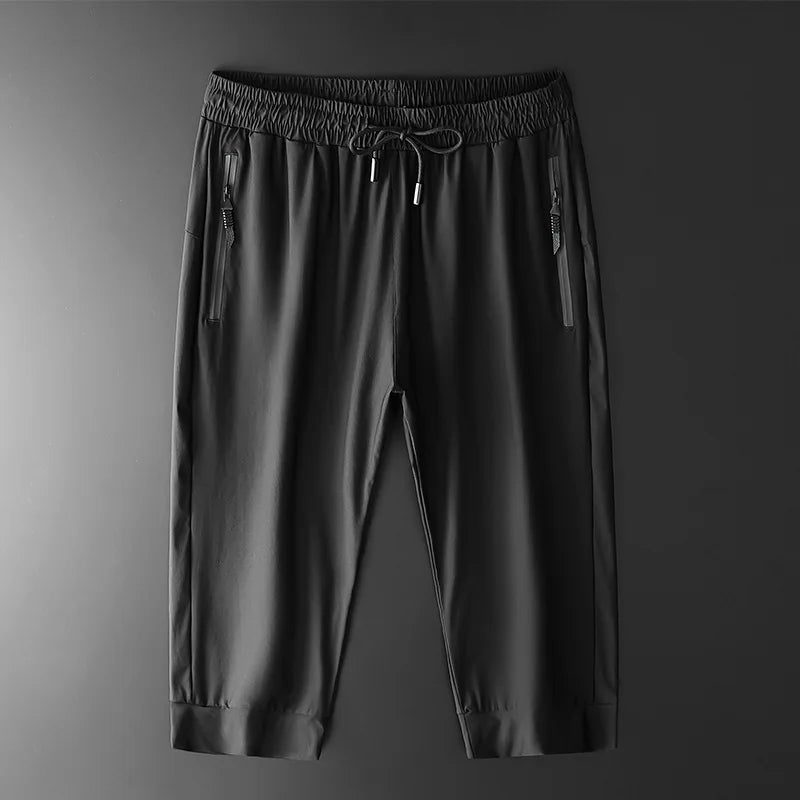 Trousers Casual Jogging Sports Pants Breathable Elastic Waistband