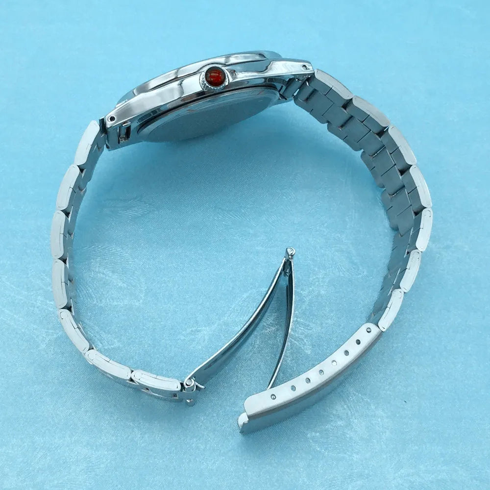 Stainless Steel Tactile Watch for Blind People or the Elderly Battery Operated