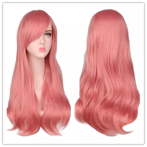 Women Long Wavy Wig Synthetic Hair Wigs