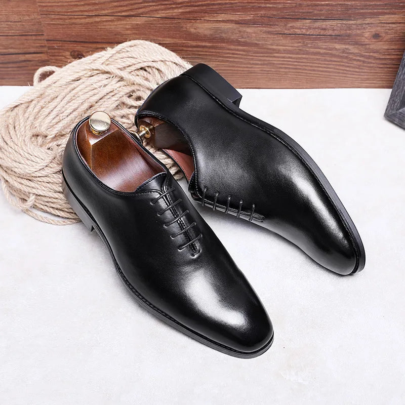 Men's Business Dress Casual Shoes for Men Soft Leather  Shoes