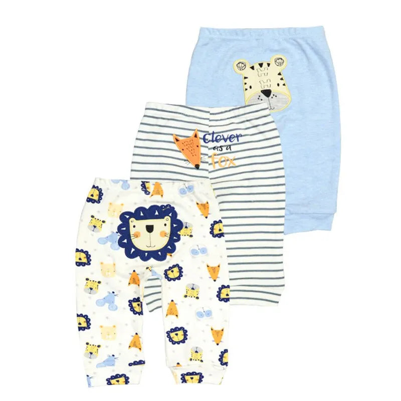 New 3pcs/Lot Cotton Baby Clothes Harem Toddler Pants