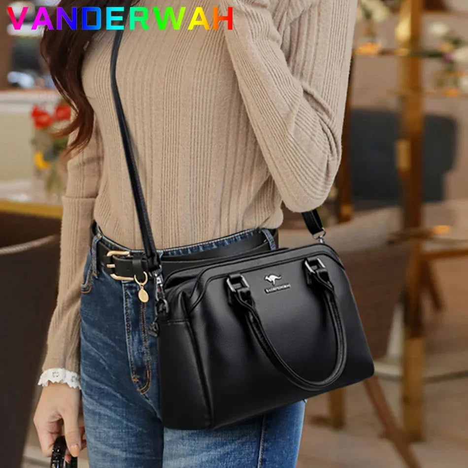 Tote Leather Luxury Handbags Women Bags Crossbody Bags