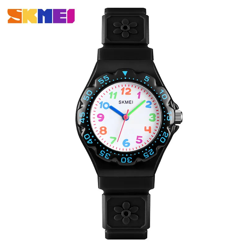 SKMEI NEW Kids  Outdoor Sports Waterproof PU Wristband Quartz Children Watches