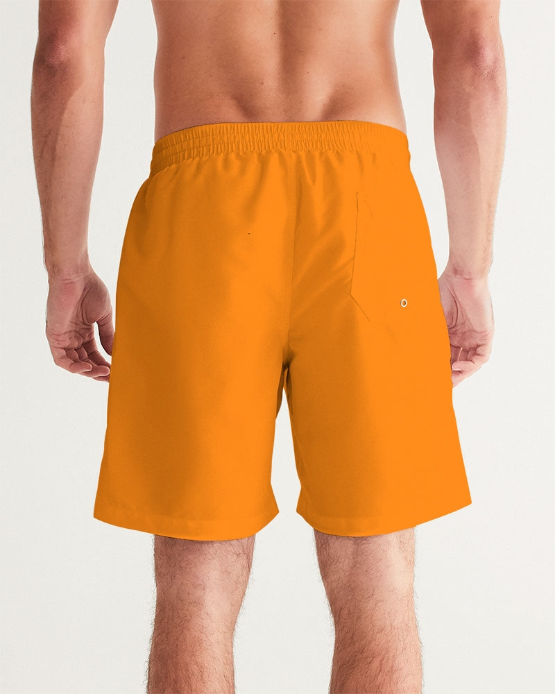 Tangy-Orange 7" Classic Men Swim Trunk