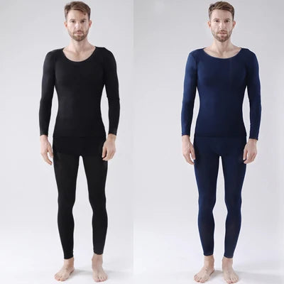 Queenral Long Johns Thermal Underwear Thermo Suit Ultra-Thin Winter Clothes