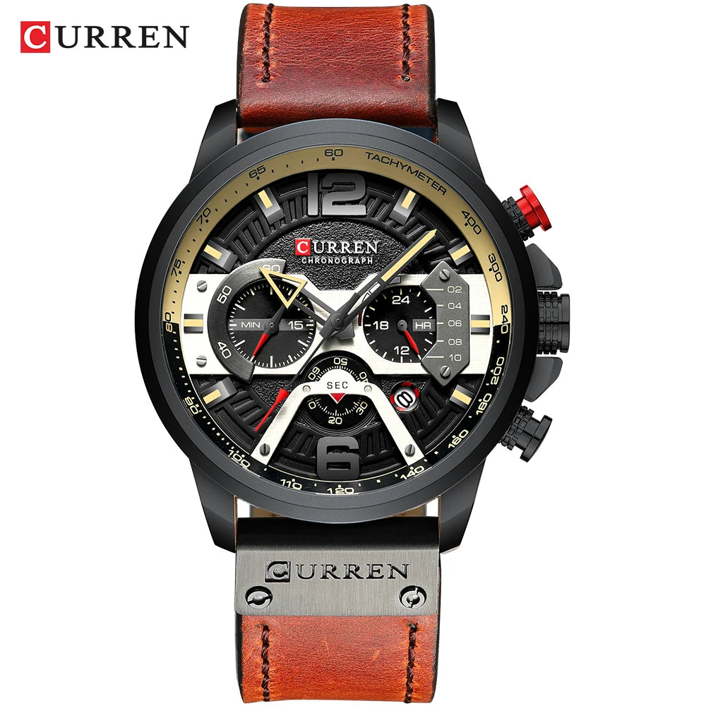 Sport Waterproof Man Watches Military Fashion Stainless Steel Wristwatch Clock