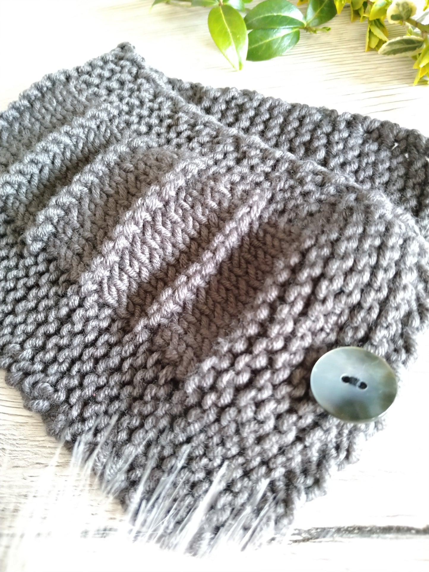 Mocca Knitted Scarf