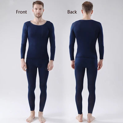 Queenral Long Johns Thermal Underwear Thermo Suit Ultra-Thin Winter Clothes