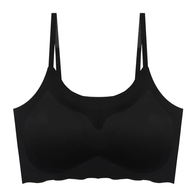 Sexy Women Bras Push Up Gather Bralette Seamless Bra Wire Free Vest Brassiere