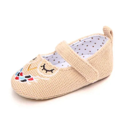 Toddler Newborn Baby Boys Girls Animal Crib Shoes Infant Cartoon Soft Sole Shoes