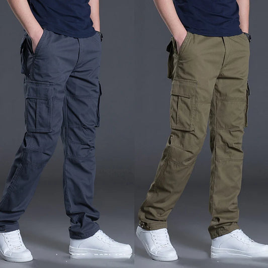 Men's Cargo Pants Mens Casual Multi Pockets  Large Size Pants