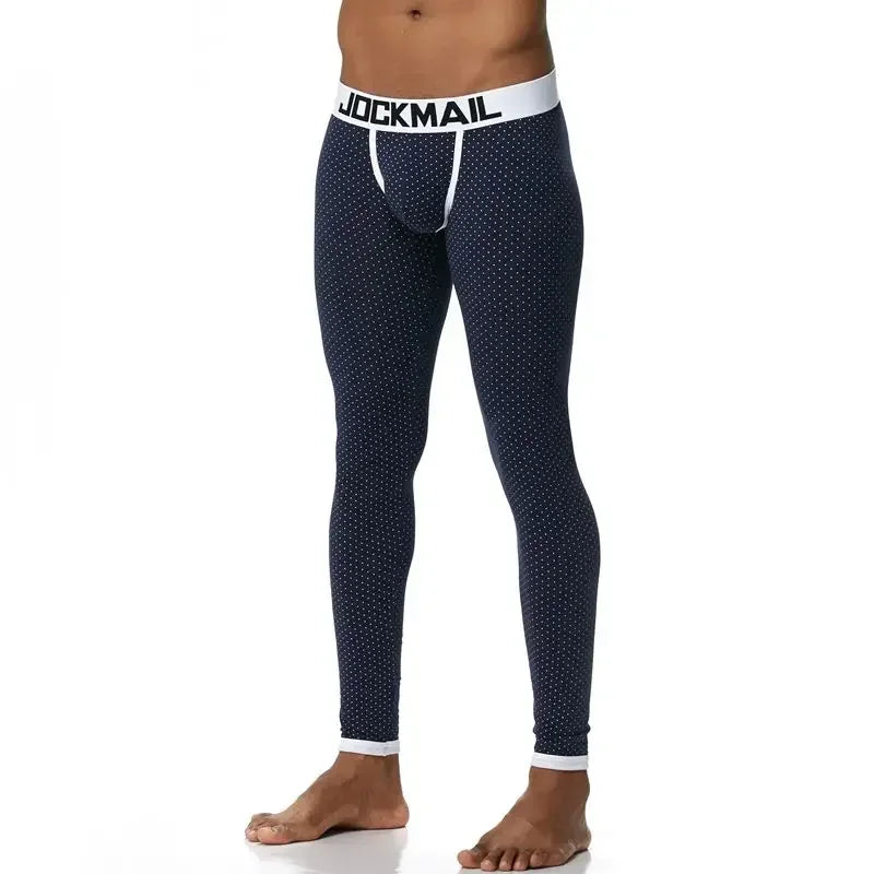 New Men Long Johns Cotton Thermal Underwear Pants