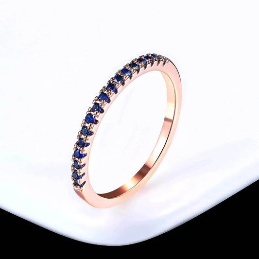 Wedding Ring for Women Man Concise Classical Multicolor Mini Cubic Jewelry