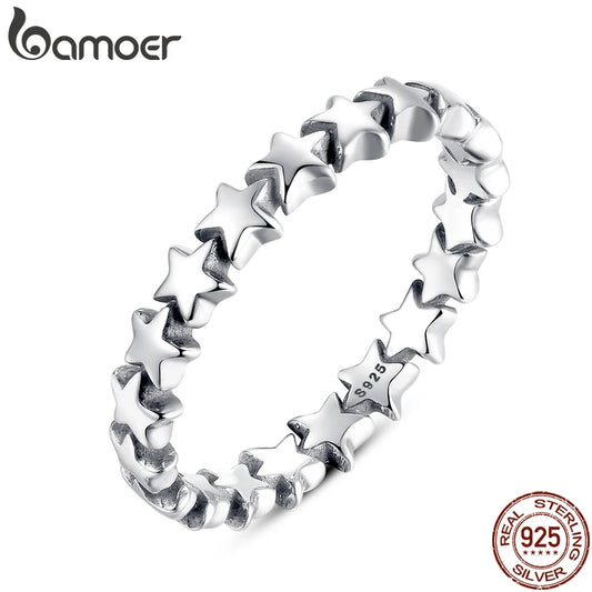 Sterling Silver Stackable Finger Ring Jewelry