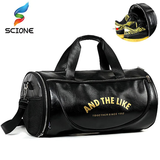 Outdoor Sports Gym Bag Men Women With Shoes Storage Training Fitness Bag