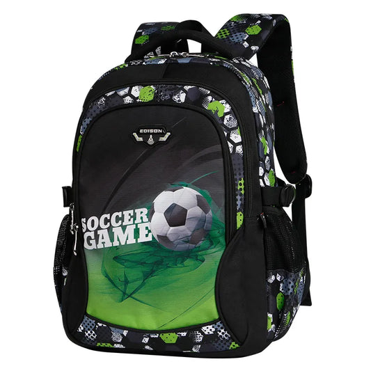 Printing Football Schoolbag Cute Anime Backpack Travel Bag