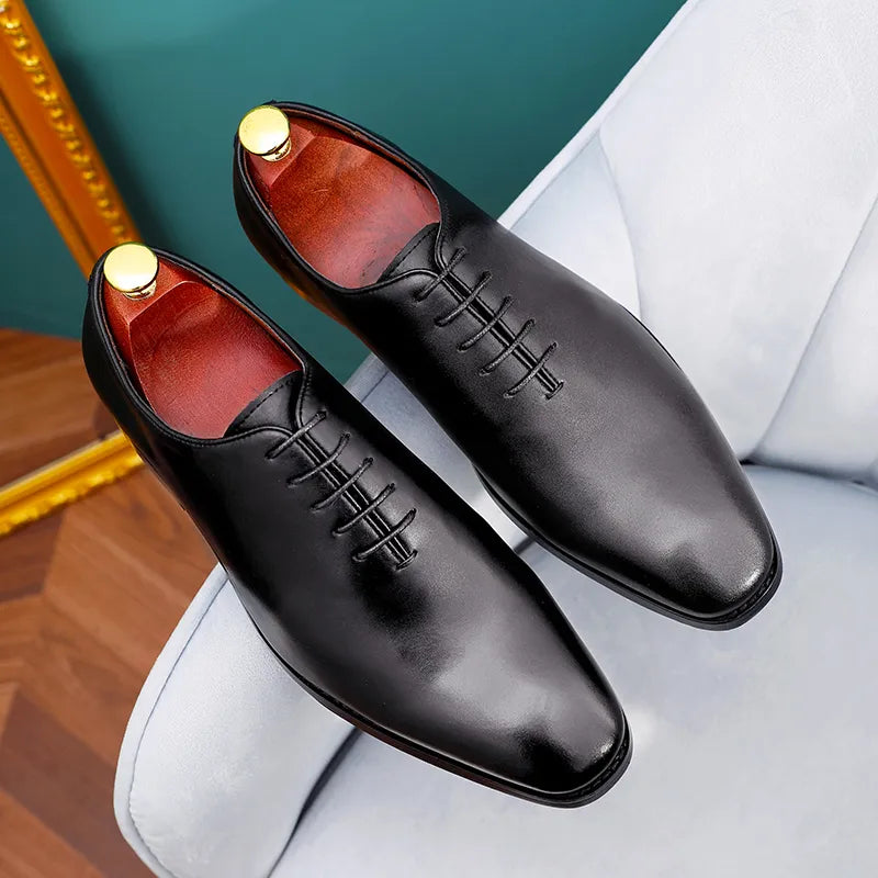 Men's Business Dress Casual Shoes for Men Soft Leather  Shoes