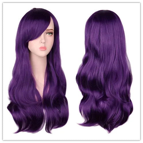 Women Long Wavy Wig Synthetic Hair Wigs