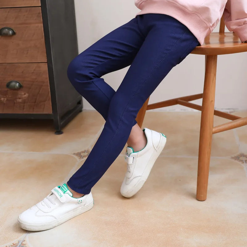 New Casual Pants Girls Long Trousers Spring Autumn Children 'S Pencil Pants