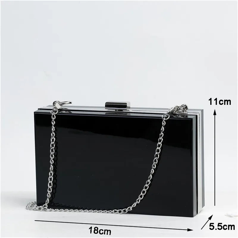 Transparent Acrylic Bags Clear Clutches Evening Bags