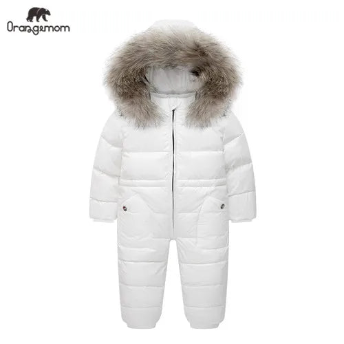 Russian Winter Children's Clothing Down Jacket Boys Outerwear